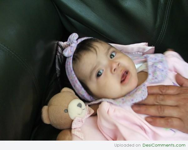 Baby With Teddy