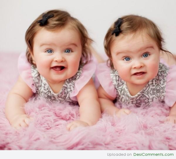 Cute Twins Babies