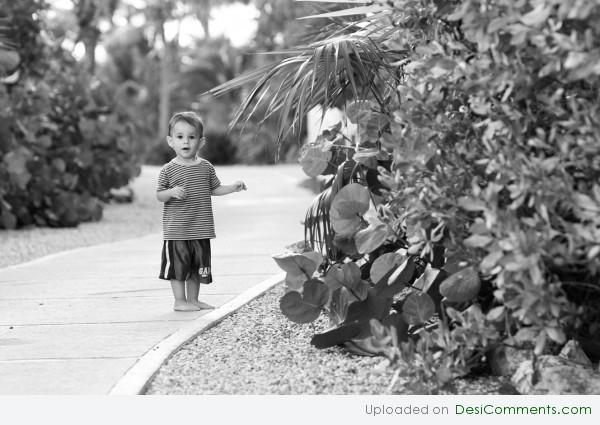 Baby In Park