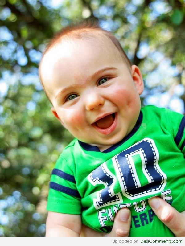 Smiling Cute Baby