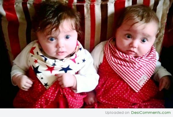 Surprised Twins