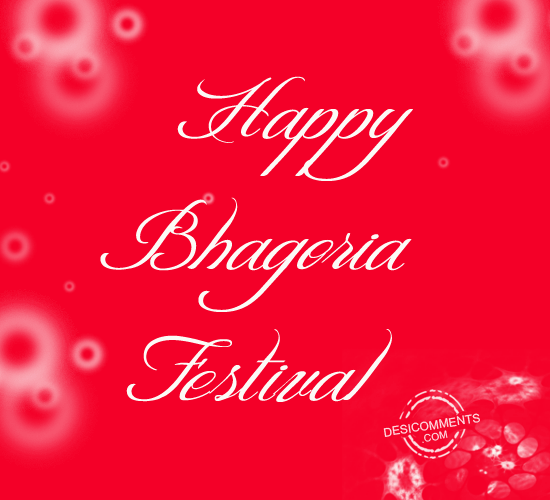Wishing You A Very Happy Bhagoria Festival
