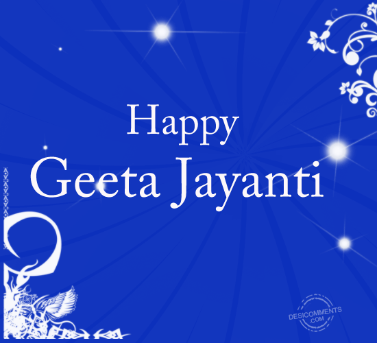 Wishing You A Very Happy Geeta Jayanti
