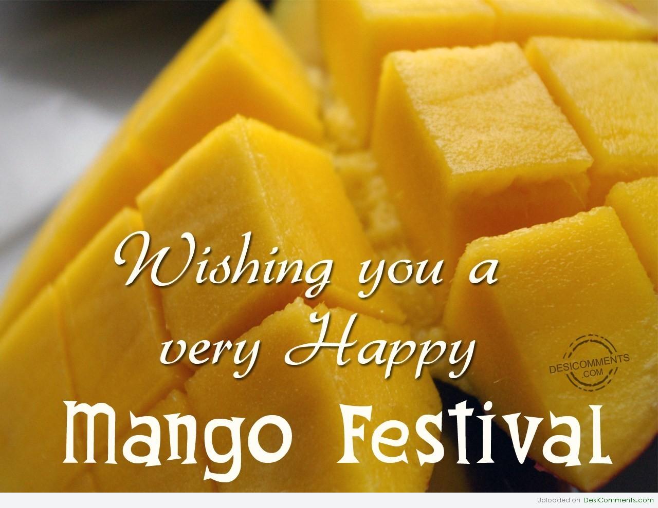 Wishing You A Very Happy Mango Festival - DesiComments.com