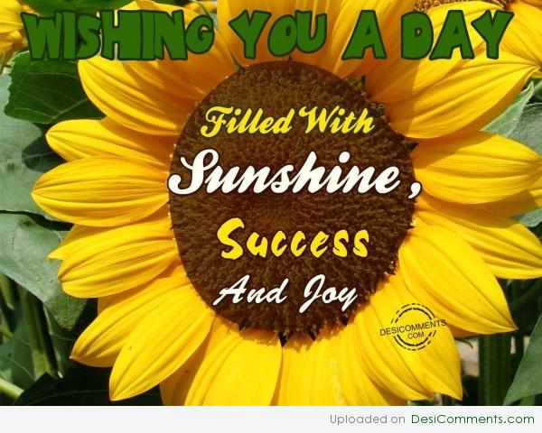 Wishing You A Day Filled With Sunshine