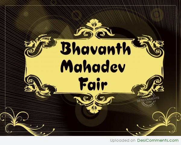 Happy Bhavanth Mahadev Fair