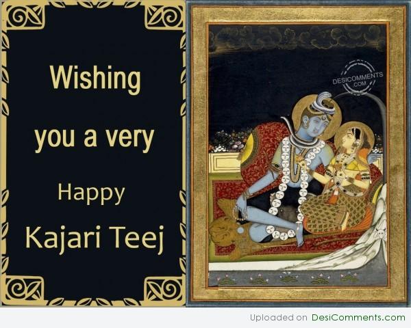 Wishing You A Very Happy kajari Teej