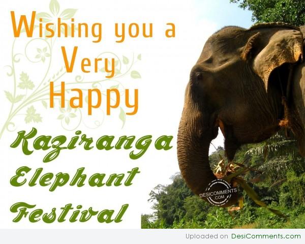 Wishing You A Very Happy Kaziranga Elephant Festival