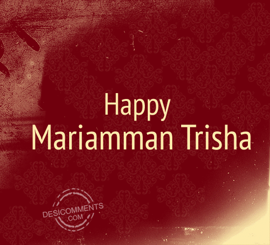 Happy Mariamman Trisha