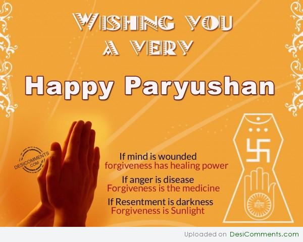 Wishing You A Very Happy Paryushan