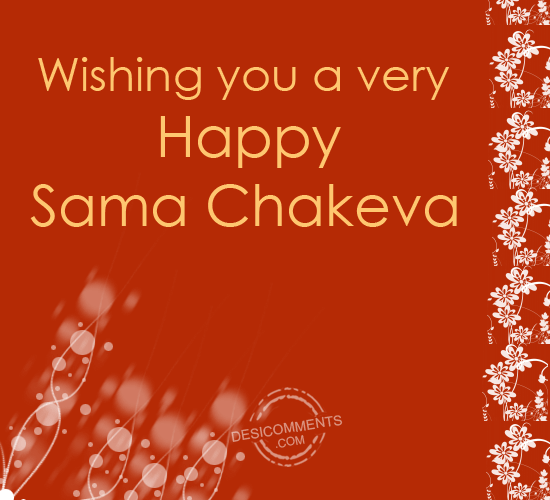 Wishing You A Very Happy Sama Chakeva