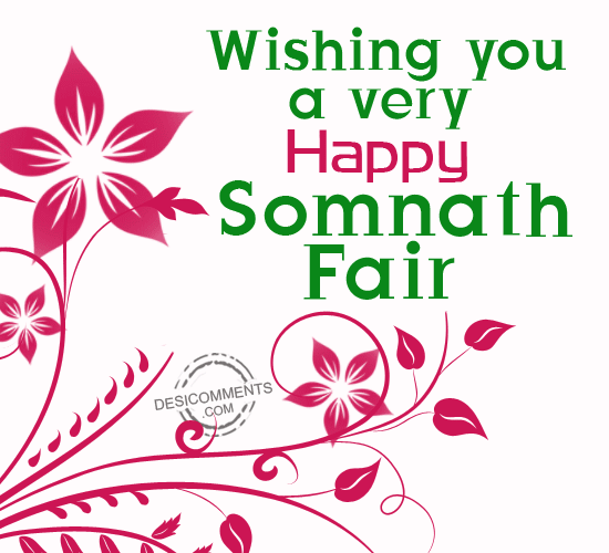 Wishing You A Very Happy Somnath Fair