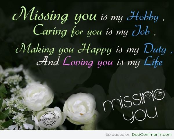 Missing You Is My Hobby