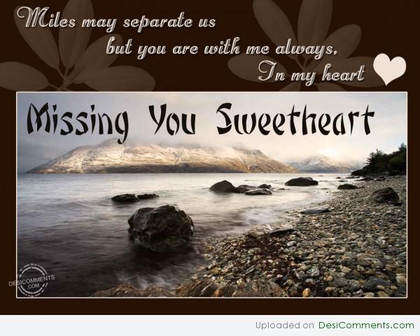 Missing You Sweetheart