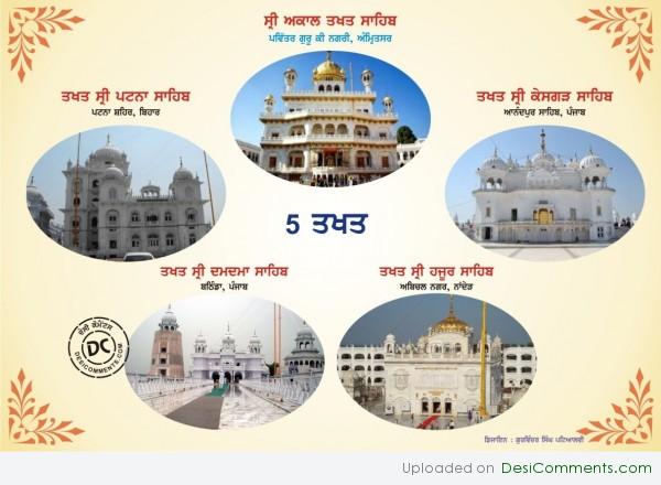 Sikh Panth De Mahaan 5 Takhat