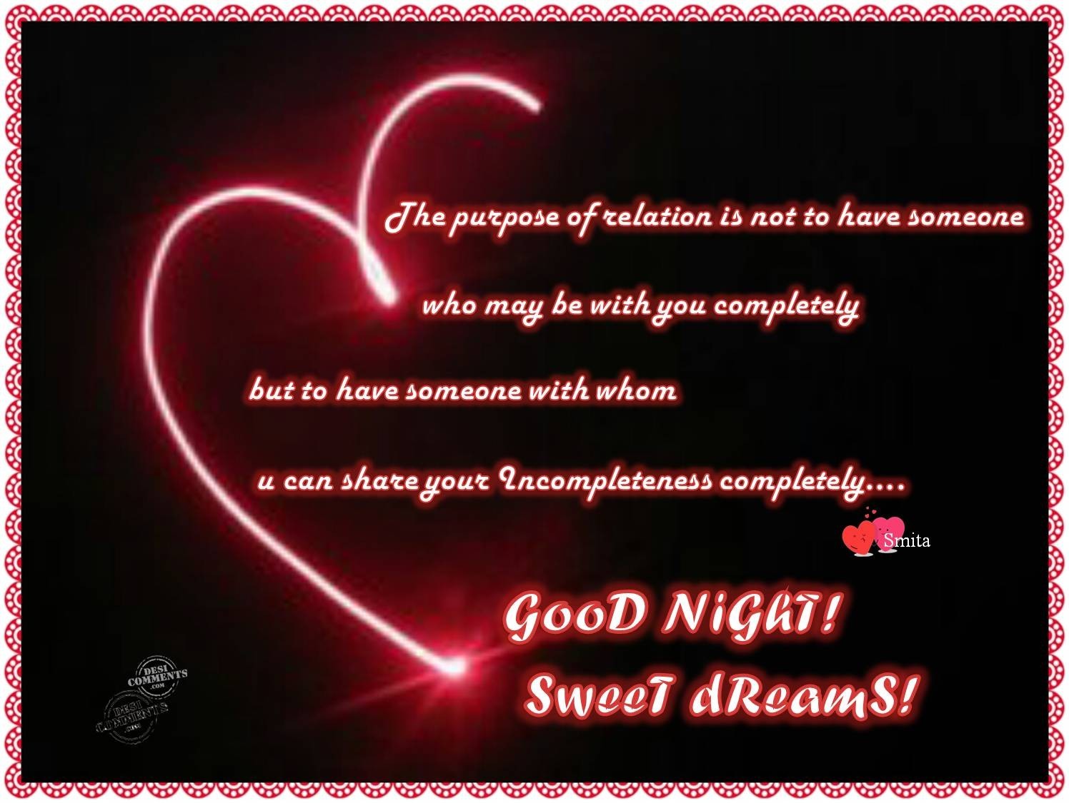 Good Night - DesiComments.com