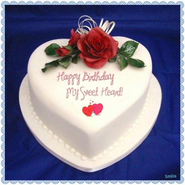 Happy birthday my sweet heart