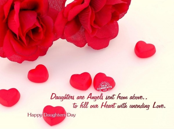 Daughters are angels sent from above