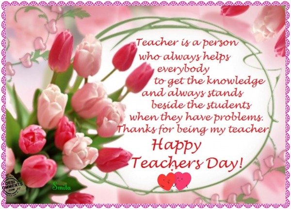 Happy Teacher’s Day!