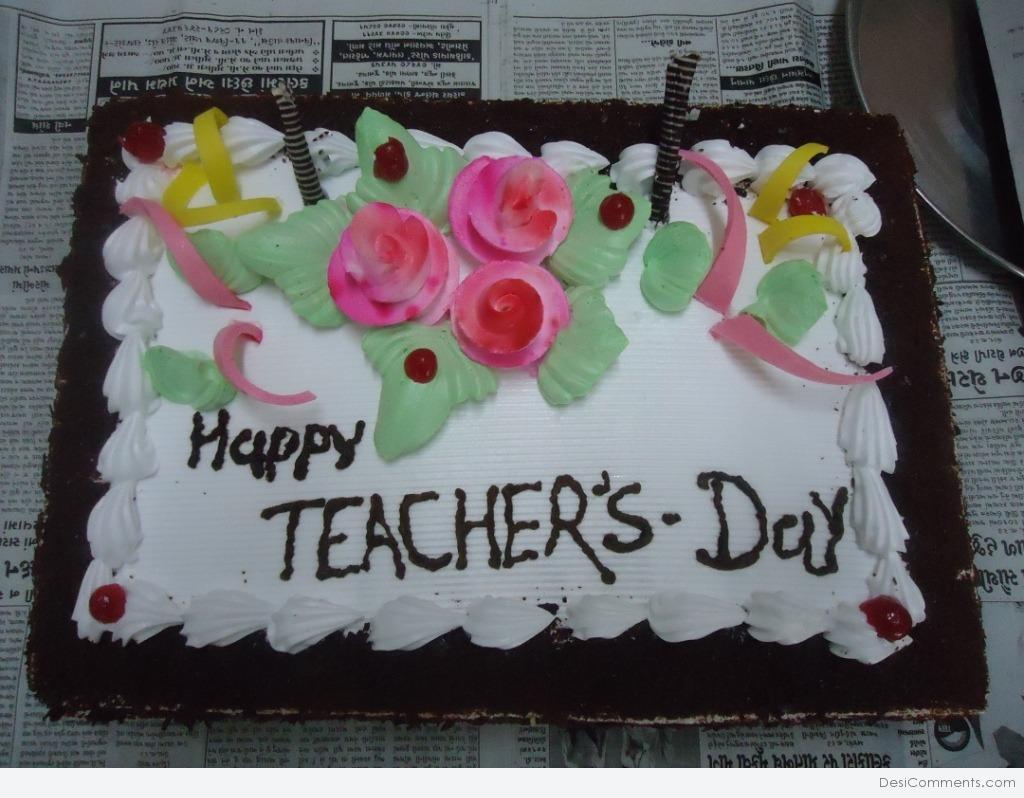 Teacher's Day Cake - DesiComments.com