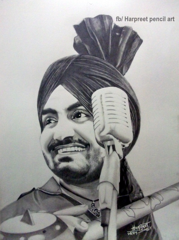 Ravinder Grewal Pencil Sketch