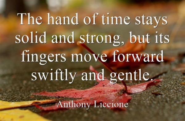 The hand of time stay solid and strong...