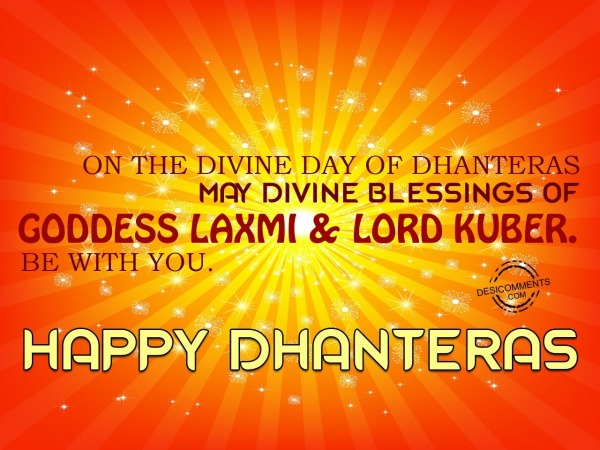 Blessings Of Goddess Laxmi & Lord Kuber Be With You