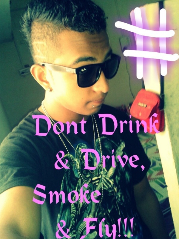 Don't drink & drive, Smoke & fly