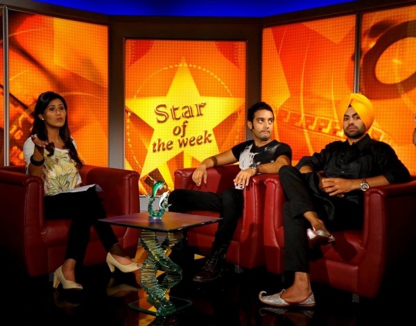 Aman Dhaliwal And Sippy Gill At Star Of The Week