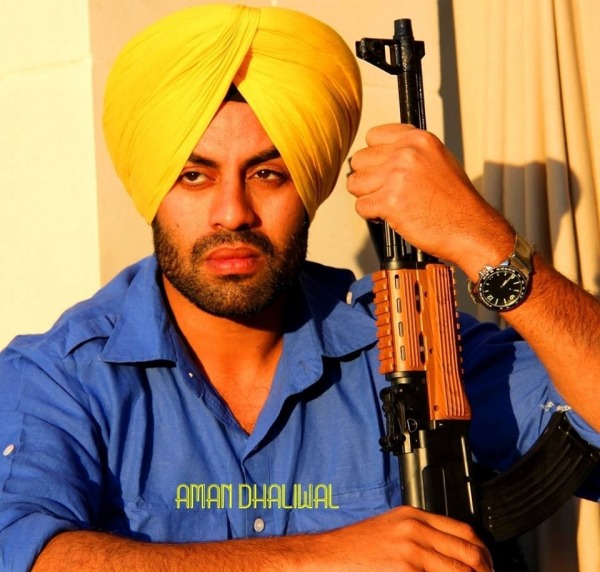 Aman Dhaliwal In Yellow Turban Photo