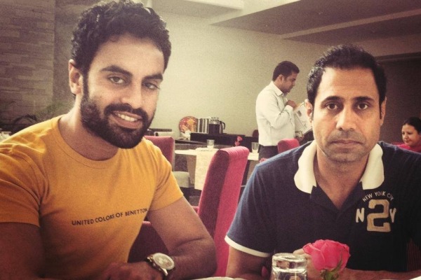 Aman Dhaliwal With Binnu Dhillon