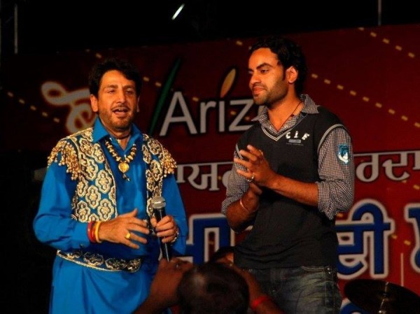 Aman Dhaliwal With Gurdas mann