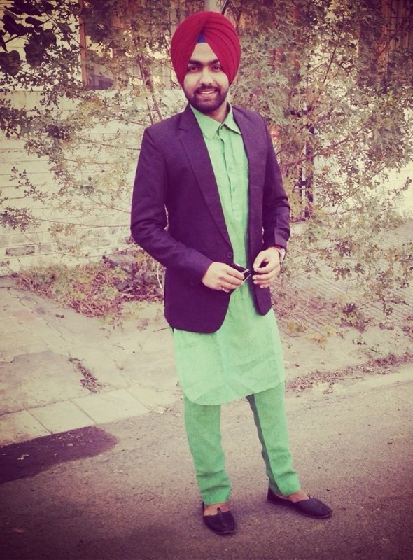 Ammy Virk In Green kurta Pajama