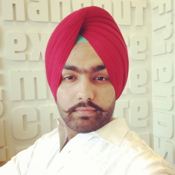 Ammy Virk In Red Turban Photo