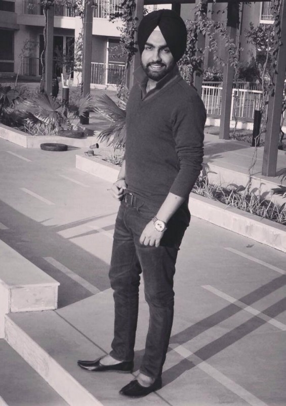 Black And White Photo Of Ammy Virk