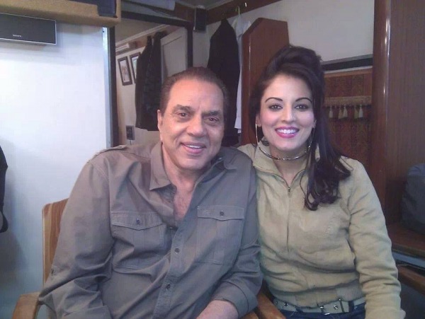 Anita Kailey With Dharmendra