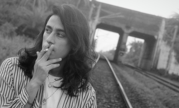 Rajkumar Patra Smoking In Railroad