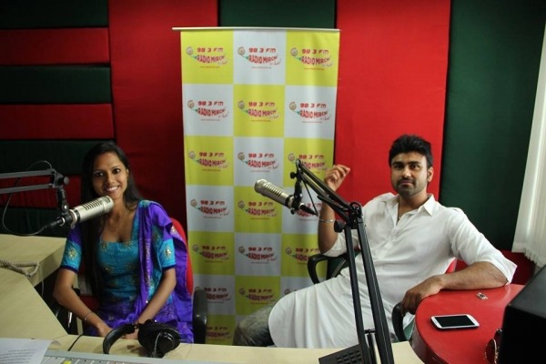 Arya Babbar At Radio Mirchi