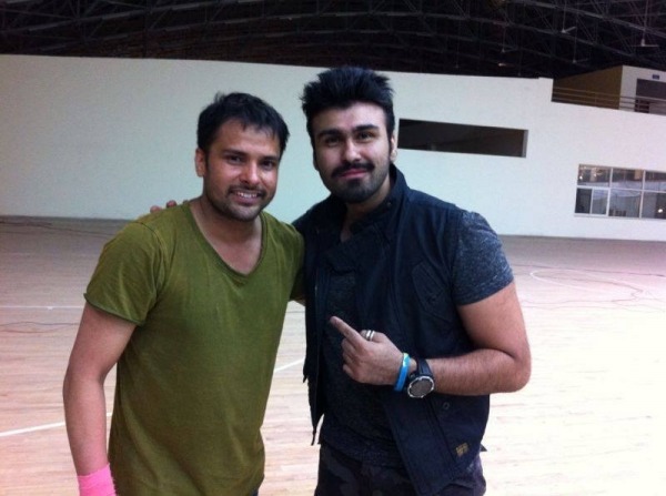 Arya Babbar With Amrinder Gill