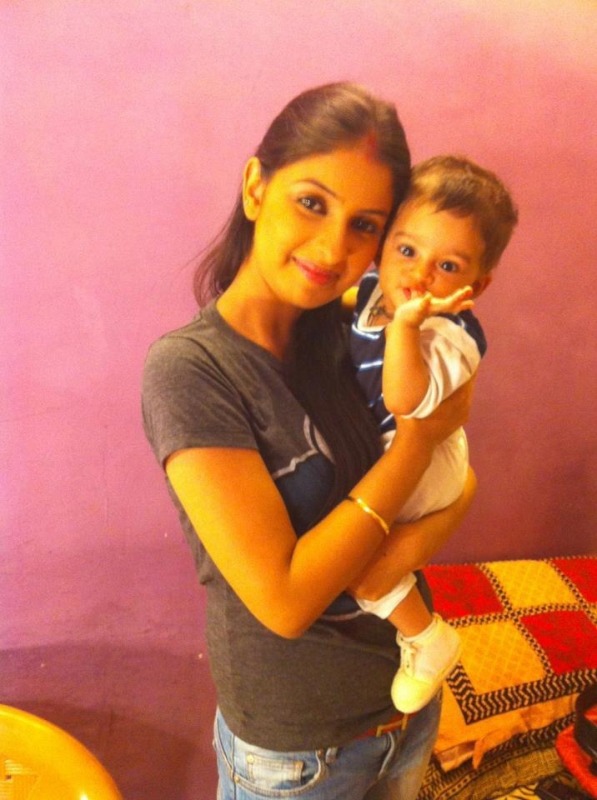 Avantika Hundal With Cute Baby