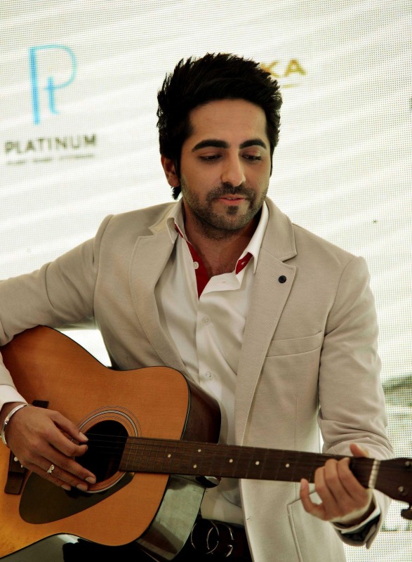 Ayushman Khurana In Cream Coat