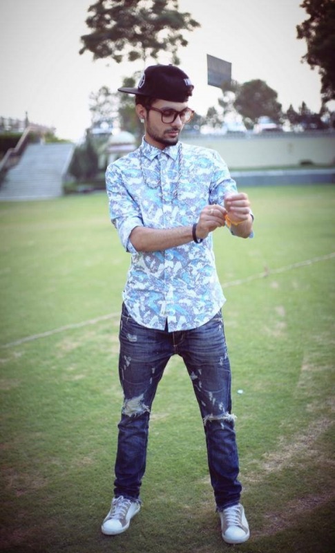 B jay randhawa Wearing Black Cap