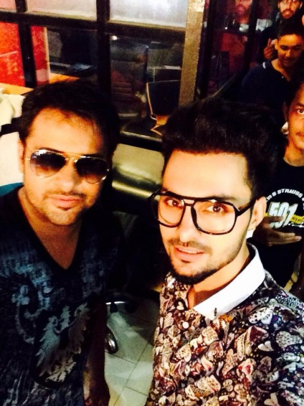 B jay randhawa With Amrinder Gill