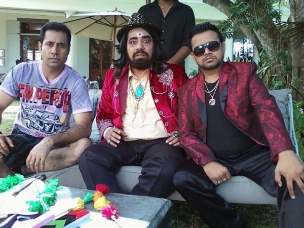 B.N. Sharma In The Middle