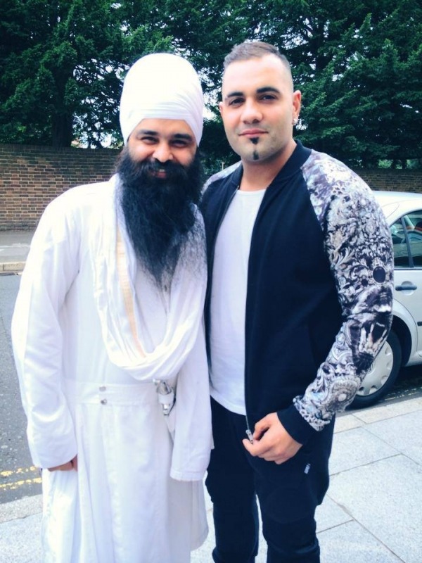 Benny Dhaliwal With Bhai Gurpreet Singh shimlawale