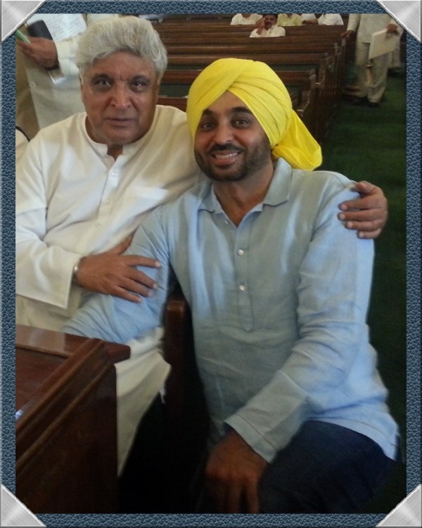 Bhagwant Mann With Javed Akhtar