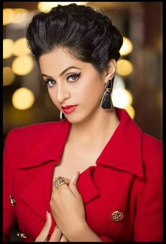 Dakshita Kumaria In Red Coat