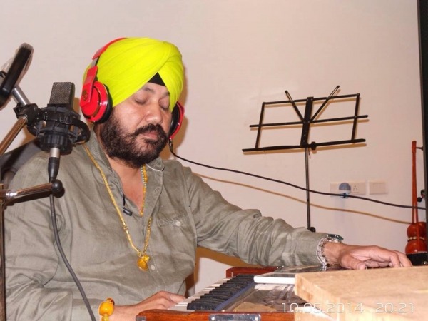 Daler Mehndi At Studio