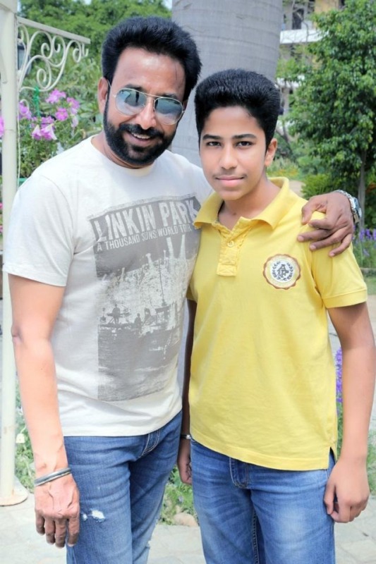 Darshan Aulakh With His Son