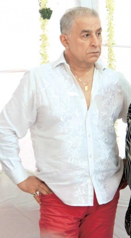 Dilip Tahil In White Shirt